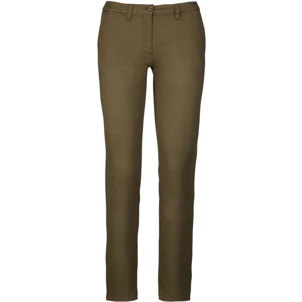 Kariban Womens/Ladies Chino Pants / Light Khaki